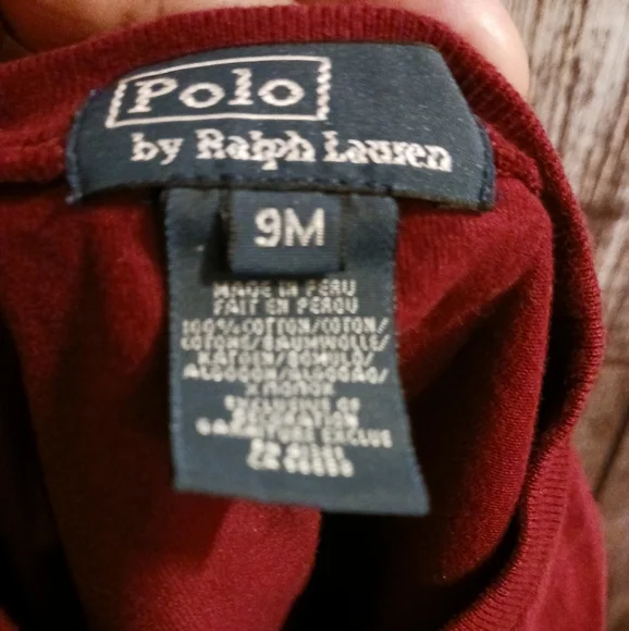 Baby Boy Ralph Lauren Long Sleeve Tee 9M - Picture 5 of 5